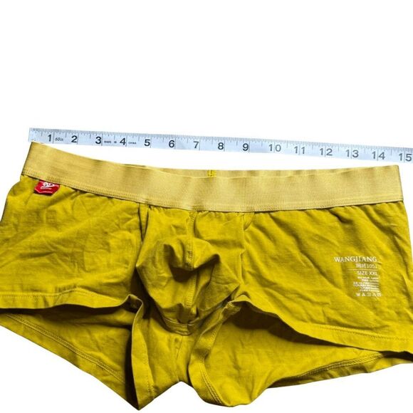 Wangjiang Men's Breathable U Pouch Stretch Boxer Brief Green Size 2XL - Picture 4 of 6